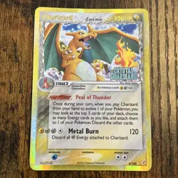 Pokemon Crystal Guardians Stamped Delta Species Reverse Holo Charizard 4/100 MP - Image 1