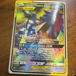 Pokemon TCG Greninja & Zoroark GX TAG TEAM 107/214 Holo 250 HP Eng - Image 1