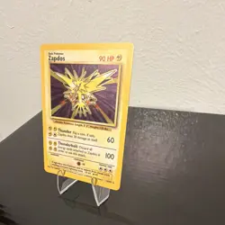 Wizards of the Coast Pokemon TCG Zapdos 16/102 Base Set Holo Rare EN 1999 - Image 3