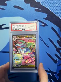 2025 Pokemon MEG EN #177 Mega Venusaur Special Illustration Rare PSA 10 - Image 1