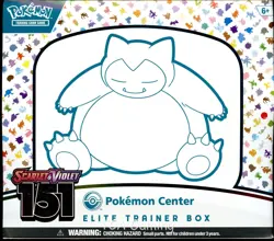 SV 151 POKEMON CENTER ETB Elite Trainer Box SEALED (11 Packs + PROMO) - Image 1