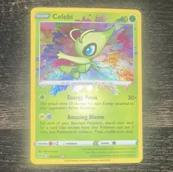 Pokemon TCG Celebi 009/185 Vivid Voltage Amazing Rare Holo 60 HP - Image 1