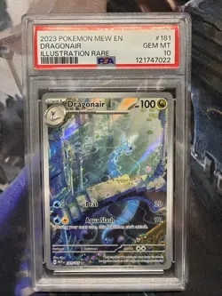Dragonair 181/165 Illustration Rare Pokemon Scarlet & Violet 151 PSA 10 - Image 1
