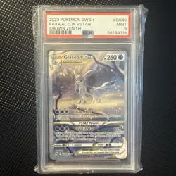 Glaceon VSTAR 2023 Pokemon SWSH Crown Zenith #GG40 PSA 9 - Image 1