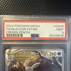 Glaceon VSTAR 2023 Pokemon SWSH Crown Zenith #GG40 PSA 9 - Image 2