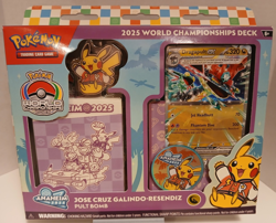 Pokemon 2025 World Championship Deck Box Anaheim- Jose Cruz Galindo-Resendiz - Image 1