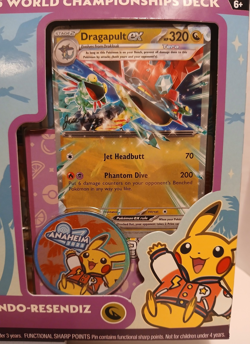 Pokemon 2025 World Championship Deck Box Anaheim- Jose Cruz Galindo-Resendiz - Image 3