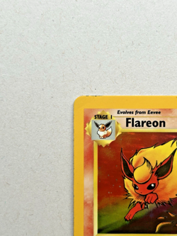 Pokemon Flareon 3/64 Holo Jungle Set No Symbol Error Vintage WOTC 1999 - LP - Image 3