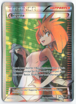 Brigette Pokemon Trainer - XY Breakthrough 161/162 - LP - Image 1
