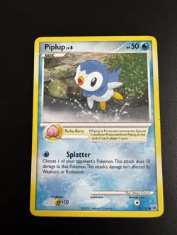 Piplup 72/100 Common Majestic Dawn Pokemon LP/MP - Image 1