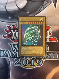 Blue-Eyes White Dragon 1st Edition Starter Deck Kaiba SDK-001 Yu-Gi-Oh MP (WNT) - Image 1