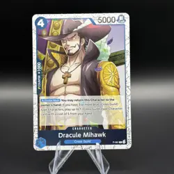 One Piece Promotion Cards #P-081 Dracule Mihawk (OP11 Release Event) Near Mint - Image 1