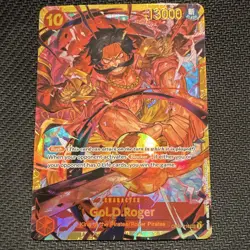 Bandai Gol.D.Roger OP09-118 Secret Rare Alt Art Holo Emperors New World EN - Image 1