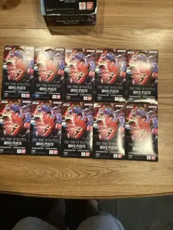 One Piece TCG: The Time Of Battle Sleeved Booster Packs OP-16 (Lot Of 10) - Image 2