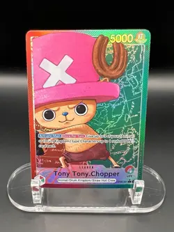 One Piece TCG Tony Tony Chopper OP08-001 Alt Art Leader English - LP - Image 1