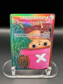 One Piece TCG Tony Tony Chopper OP08-001 Alt Art Leader English - LP - Image 2