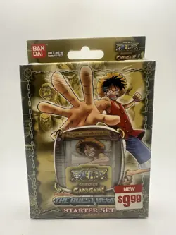 ONE PIECE CCG The Quest Begins Starter Bandai 2005 New Sealed - Image 1
