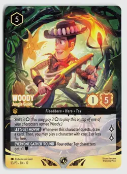 Lorcana Woody Jungle Guide Wilds Unknown set champs Participation 53/P3 Promo MP - Image 1