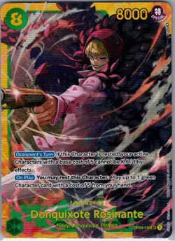 Donquixote Rosinante OP04-119 English Kingdoms of Intrigue - One Piece Card - NM - Image 1