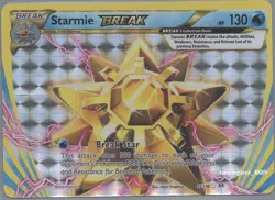 2016 POKEMON TCG - XY EVOLUTIONS - HOLO FOIL RARE CARD - 32/108 STARMIE BREAK NM - Image 1