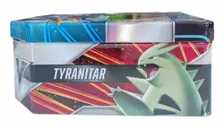 EMPTY Pokemon TCG Empoleon/Tyranitar Collectible Tin Trading Card Game NO PACKS - Image 4