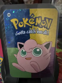 Jigglypuff #39 - Vintage Vending Machine Prism Sticker 2000 - Pokemon Card - Image 1