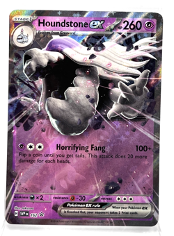 Houndstone ex SVP 162 Black Star Promo Pokemon Card 2024 - Image 1