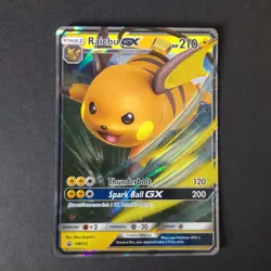 Pokemon Card TCG: Raichu GX SM213 - SM Black Star Promos - Image 1