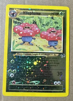 Pokemon Vileplume TCG Holo Card 17/18 Southern Islands - Image 1