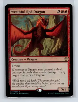 Prerelease Cards #207 Wrathful Red Dragon - Image 1