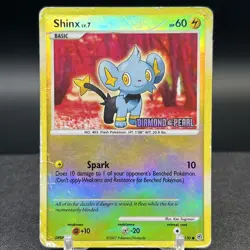 Shinx 98/130 Diamond & Pearl Stamp Reverse Holo Pokemon Card - Image 1