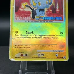 Shinx 98/130 Diamond & Pearl Stamp Reverse Holo Pokemon Card - Image 2