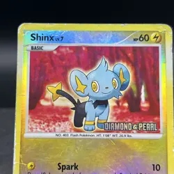 Shinx 98/130 Diamond & Pearl Stamp Reverse Holo Pokemon Card - Image 4