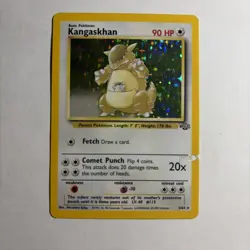 Pokemon Kangaskhan Jungle Holo Card 5/64 Unlimited Rare - LP/DMG - Image 1