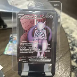 💥Pokemon Destined Rivals Team Rocket's Mewtwo EX 213/182 Full Art Card 💥 - Image 3