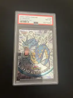 Gyarados #130 PSA 8 MINT/NM Vintage Pokemon Card Holo Rare Topps Pokemon T.V. - Image 1