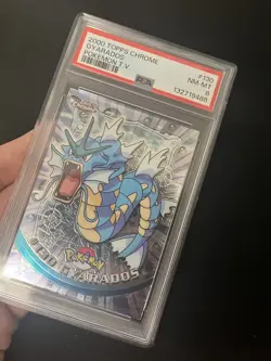 Gyarados #130 PSA 8 MINT/NM Vintage Pokemon Card Holo Rare Topps Pokemon T.V. - Image 3