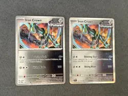 Pokemon TCG Iron Crown 132/191 Reverse And Holo Cards - Surging Sparks NM - Image 2