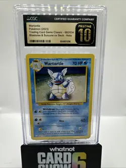 Wartortle 002/032 Pokemon TCG Classic: Blastoise & Suicune Ex Deck Pristine 10 - Image 1