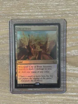 City of Brass [Foil] - Commander Masters (CMM) #737 Borderless Rare MTG NM - Image 1
