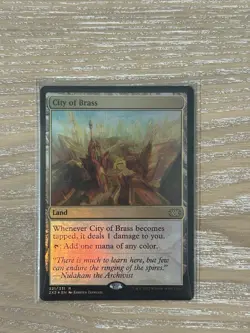 City of Brass [Foil] - Commander Masters (CMM) #737 Borderless Rare MTG NM - Image 2