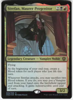 Strefan, Maurer Progenitor 2 Commander: Innistrad: Crimson Vow MTG Foil NM - Image 1