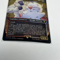 Mog, Moogle Warrior (Borderless) (Chocobo Track Foil) Final Fantasy FIC MTG - Image 2