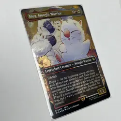 Mog, Moogle Warrior (Borderless) (Chocobo Track Foil) Final Fantasy FIC MTG - Image 4