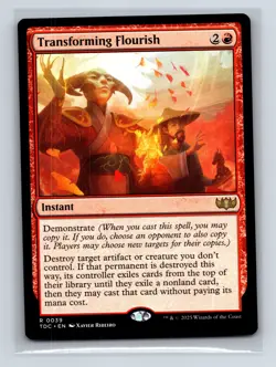 Commander: Tarkir: Dragonstorm #39 Transforming Flourish - Image 1