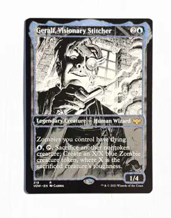 Geralf, Visionary Stitcher ~ MTG Crimson Vow ~ #319 Showcase - Image 1