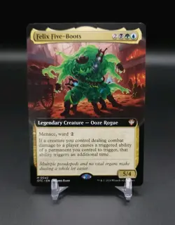 MTG Felix Five-Boots #42 | OTC |Extended Art | Regular Mythic | NM Condition - Image 1
