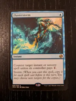 Flusterstorm - DAMAGED - MTG Iconic Masters - Image 1