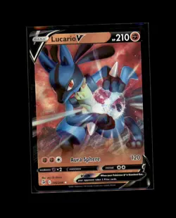 Lucario V 146/264 Holo V Rare Fusion Strike Pokemon Holo Lightly Played - Image 1