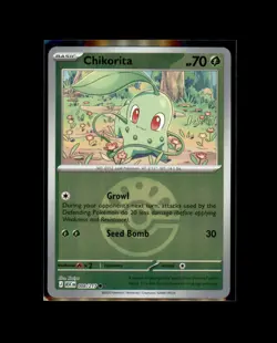 Chikorita (Friend Ball) 008/217 Common Ascended Heroes Pokemon Reverse Holo NM - Image 1